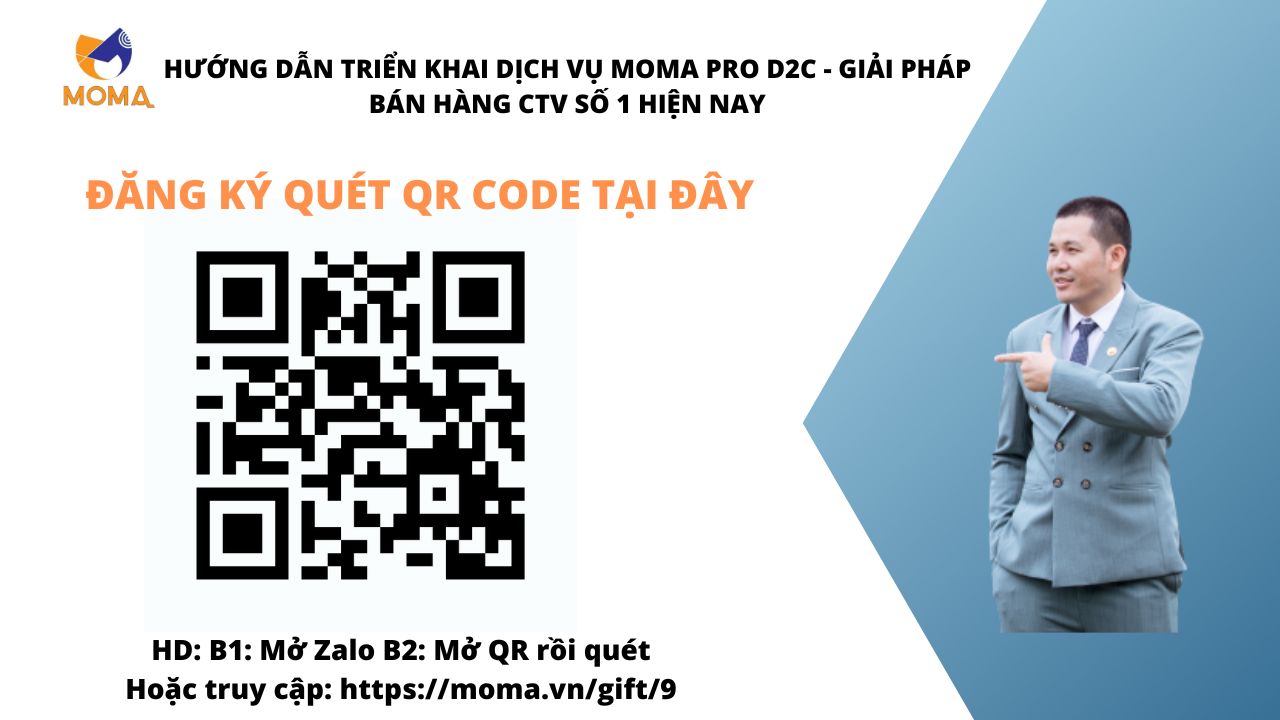 Moma PRO D2C - Giải pháp bán hàng trực tiếp từ NSX đến người dùng chỉ mất phí khi giao dịch thành công