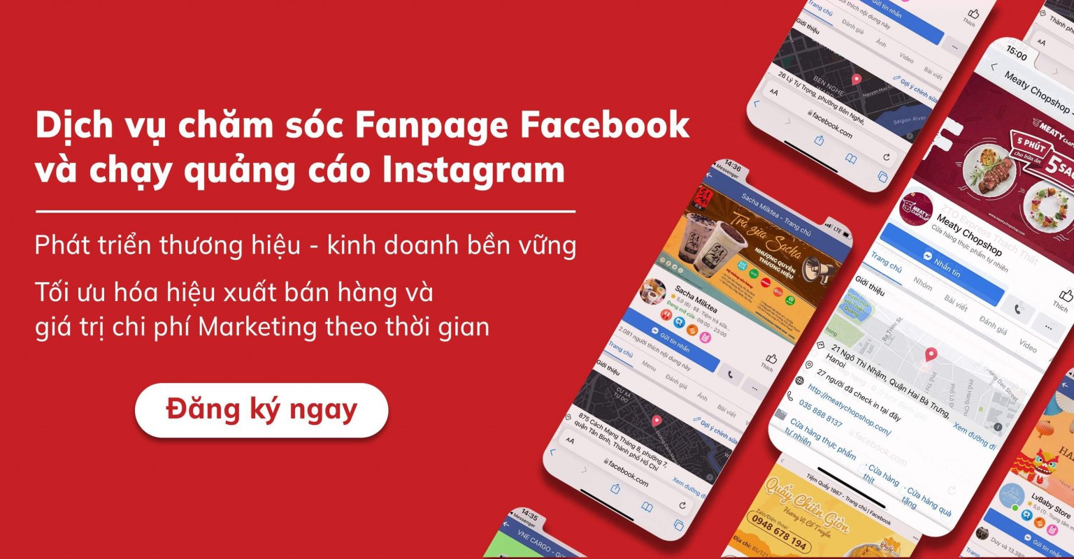 DỊCH VỤ MARKETING MOMA CHĂM SÓC VÀ QUẢNG CÁO FANPAGE