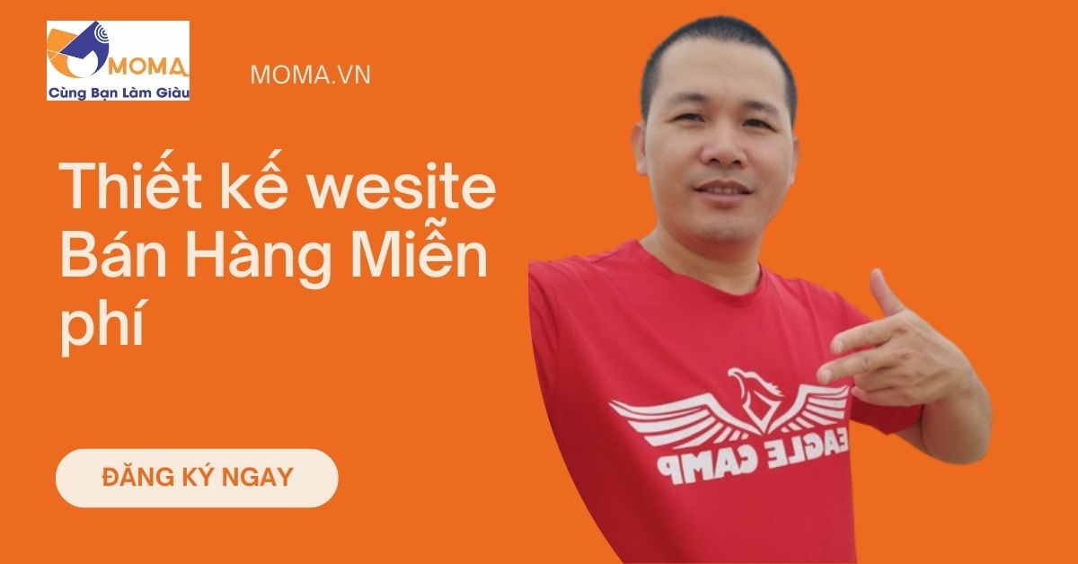 Thiết kế website bán hàng miễn phí moma