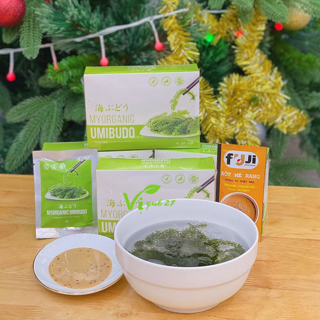 [HỘP 6 GÓI] RONG NHO TÁCH NƯỚC - MYORGANIC